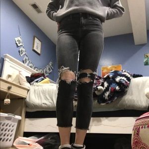 American eagle hi-rise jegging crop. Size 0 reg.